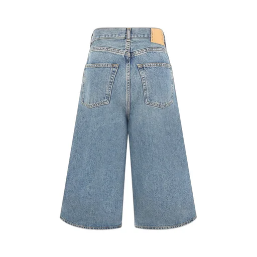 Wide-Leg Cropped Jeans