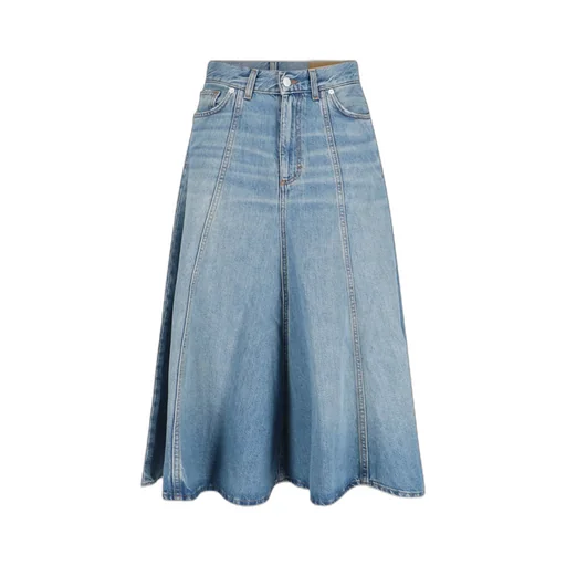 Denim A-Line Skirt