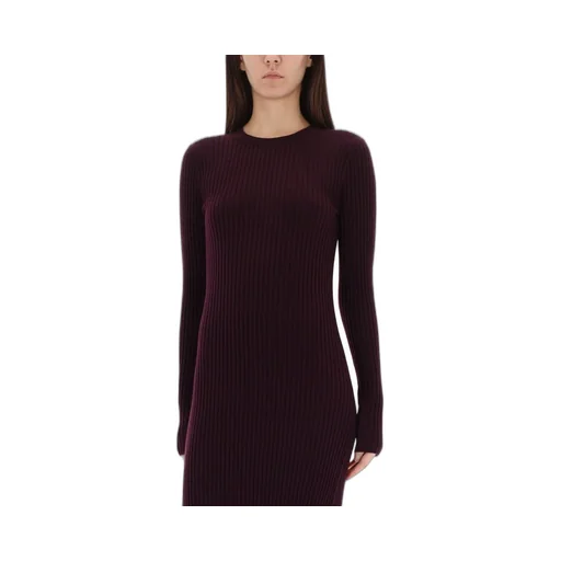 Ribbed Knit Midi Dress