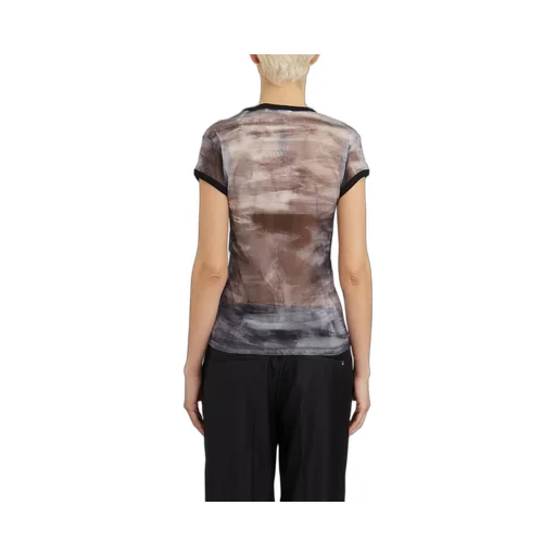 Printed Mesh T-Shirt