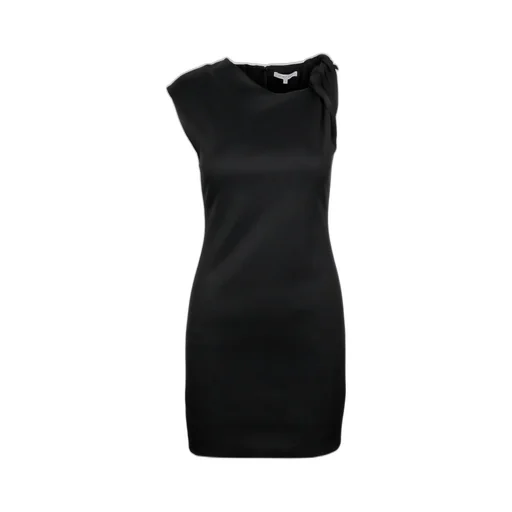 Sheath Dress With Draped Shoulder
