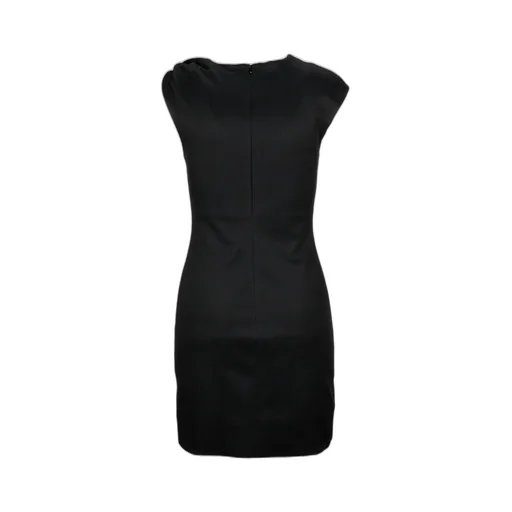 Sheath Dress With Draped Shoulder