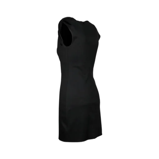 Sheath Dress With Draped Shoulder