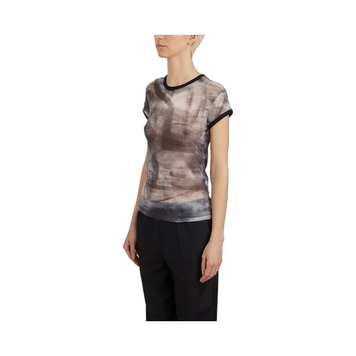 Printed Mesh T-Shirt