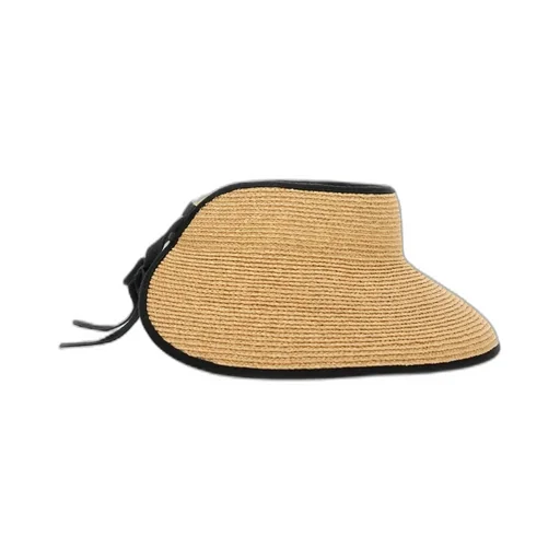 Wide Brim Straw Visor