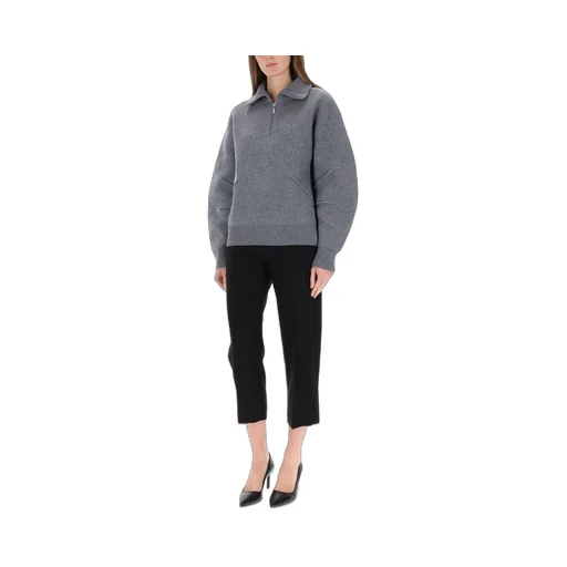 Half-Zip Mock Neck Sweater