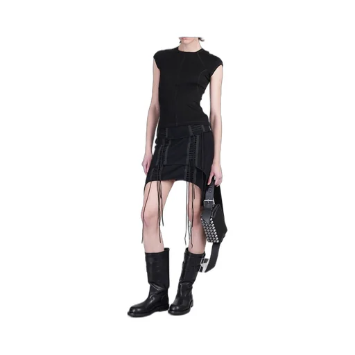 Mini Skirt With Straps And Laces