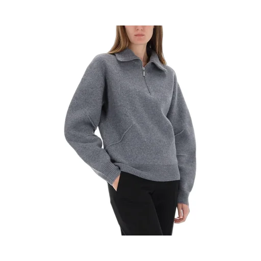 Half-Zip Mock Neck Sweater