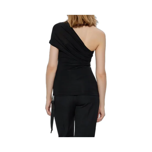 One-Shoulder Draped Top