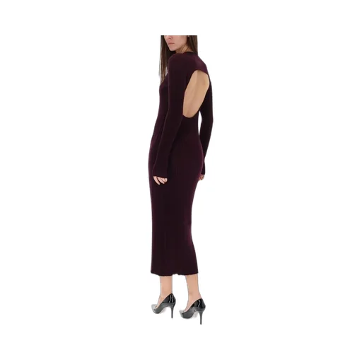 Ribbed Knit Midi Dress