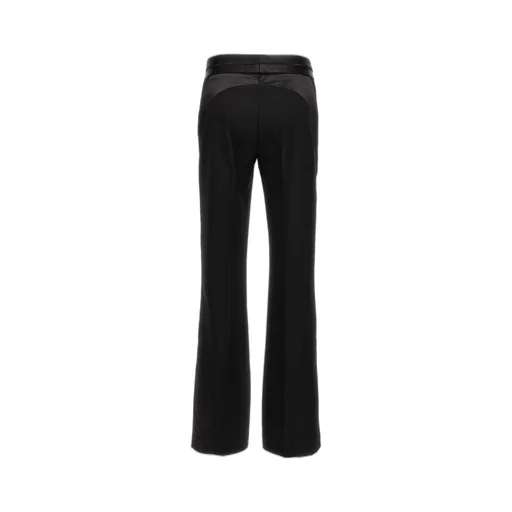 High-Waisted Flared Trousers