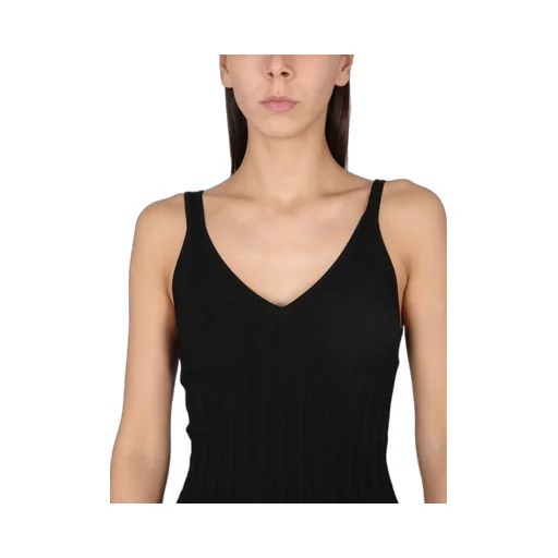 Ribbed V-Neck Tank Top