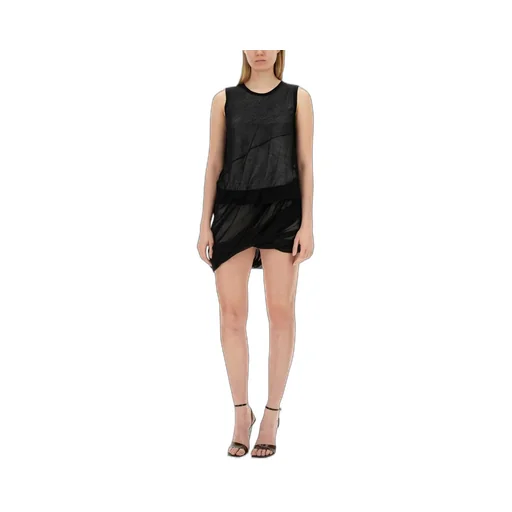 Draped Mini Skirt
