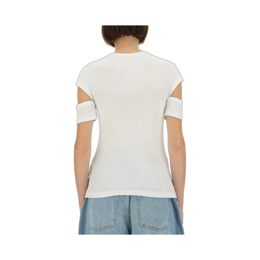 T-Shirt With Cut-Out Sleeves