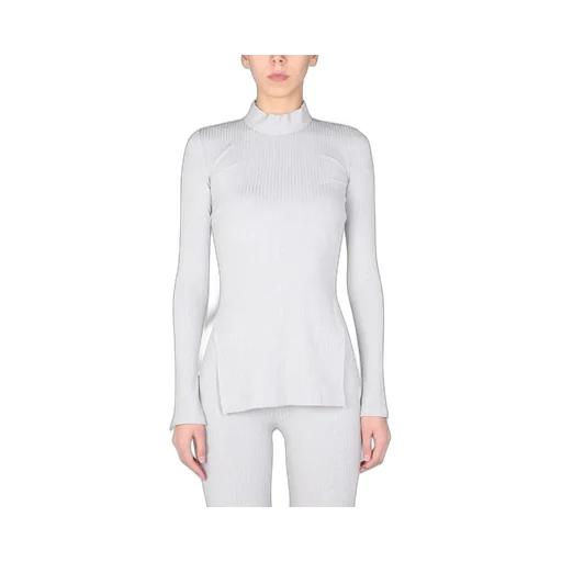Ribbed Turtleneck Top