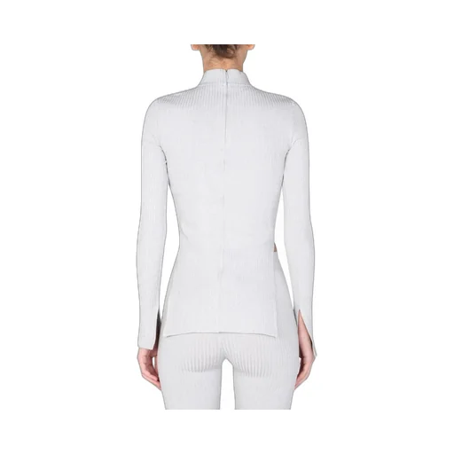 Ribbed Turtleneck Top