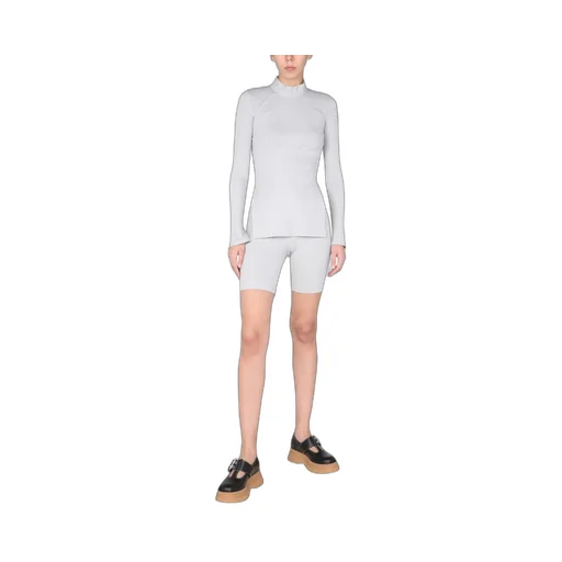 Ribbed Turtleneck Top