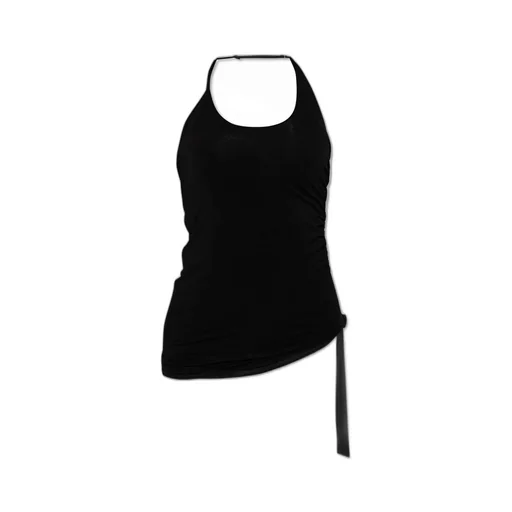 Halterneck Ruched Tank Top