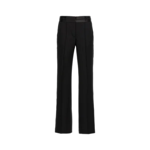 High-Waisted Flared Trousers