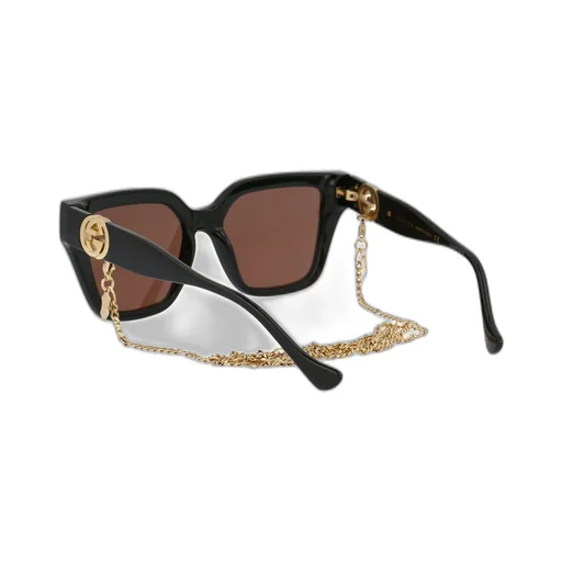 Square Sunglasses With Chain