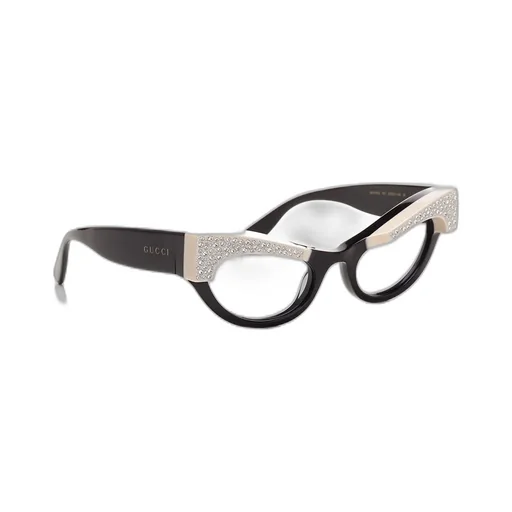 Cat-Eye Glasses With Crystal Embellishments