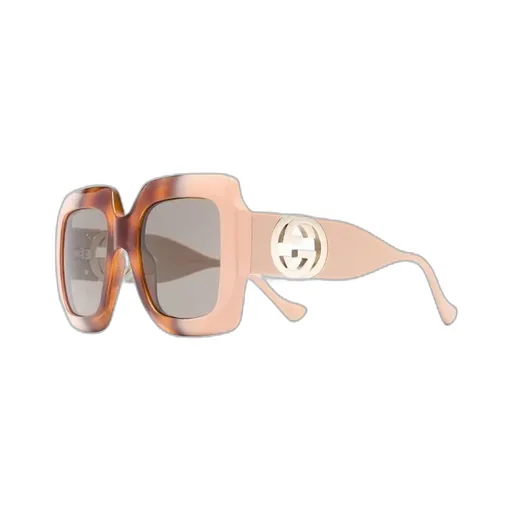 Square Sunglasses With Chain Detail