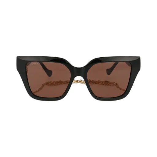Square Sunglasses With Chain