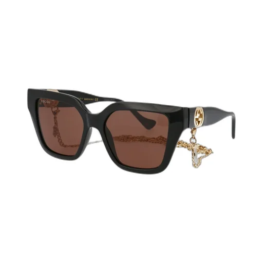 Square Sunglasses With Chain