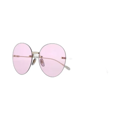 Round Rimless Sunglasses
