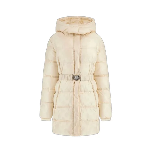 Padded Coat With Belt