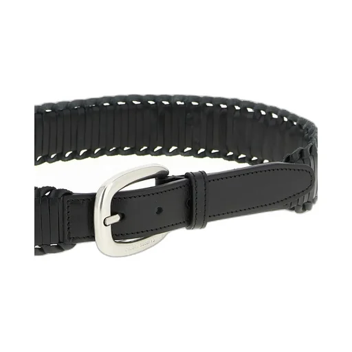 Woven Leather Belt