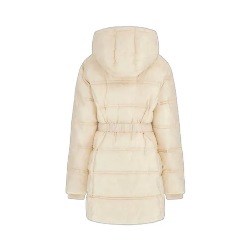 Padded Coat With Belt