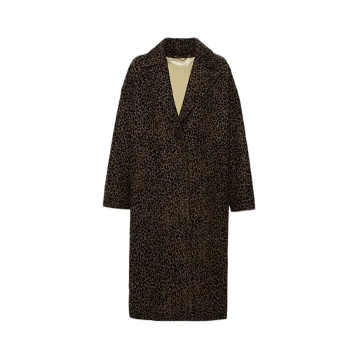 Leopard Print Long Coat