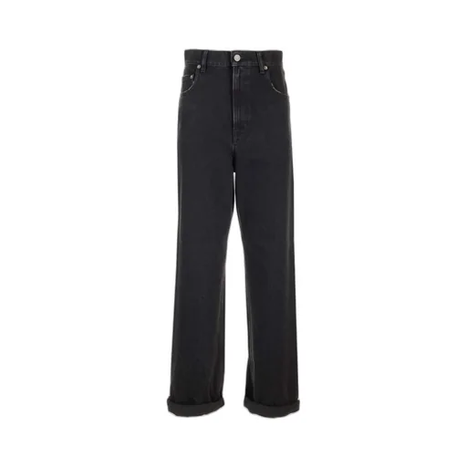 High-Waisted Wide-Leg Jeans
