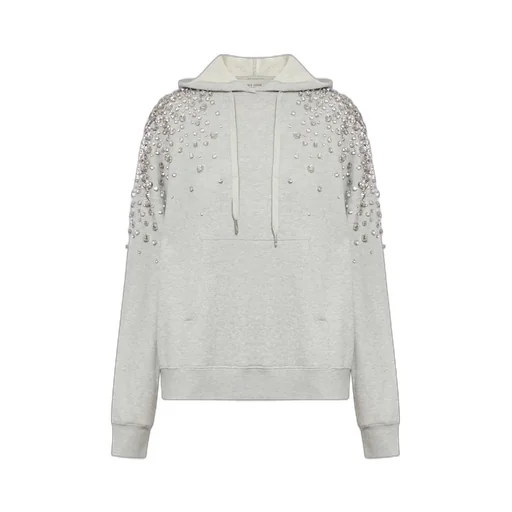 Hoodie With Crystal Embellishments