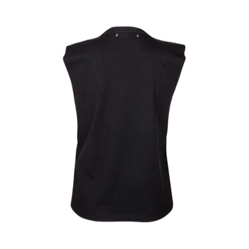 Sleeveless T-Shirt With Studs