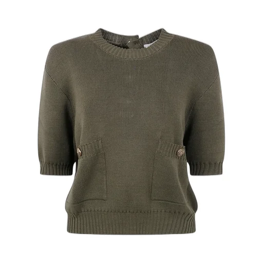 Short Sleeve Knit Top