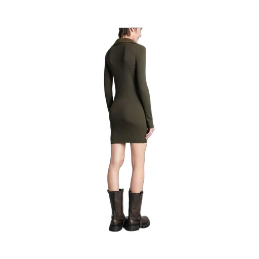 Ribbed Knit Mini Dress