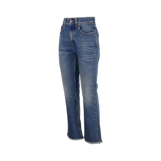 High-Waisted Flared Jeans