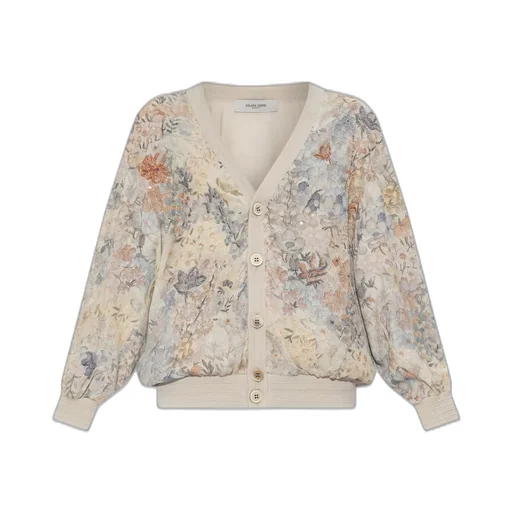 Floral Sequin Cardigan