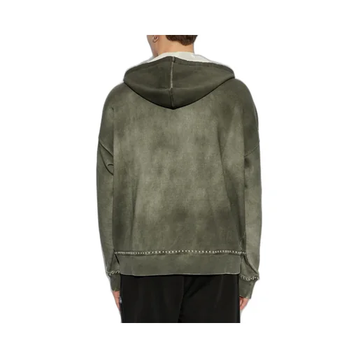 Zip-Up Hoodie With Studs