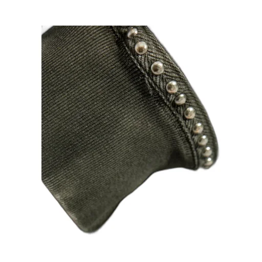 Zip-Up Hoodie With Studs