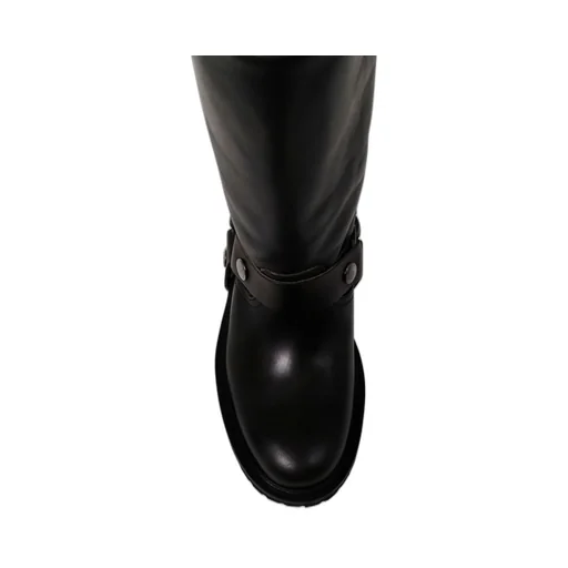 Leather Harness Boots