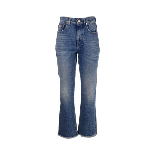 High-Waisted Flared Jeans