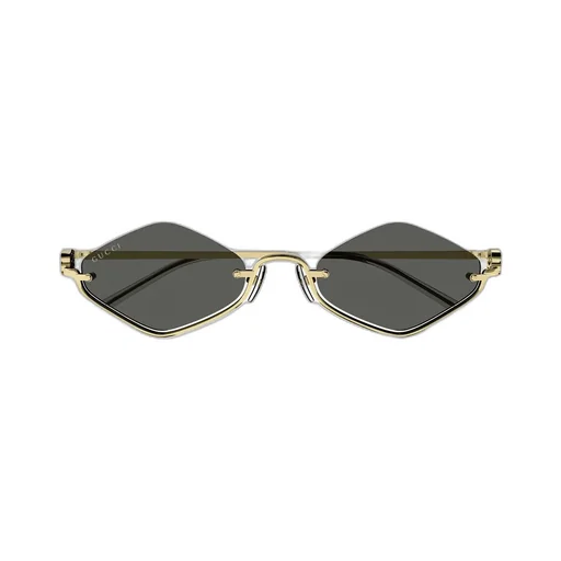 Diamond-Shaped Rimless Sunglasses