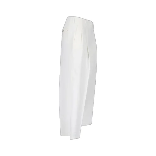 High-Waisted Pleated Trousers