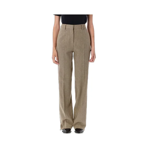 High-Waisted Wide-Leg Trousers