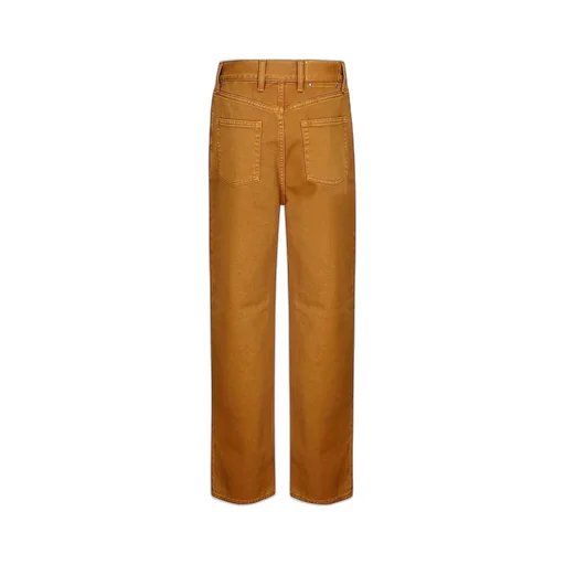 Embroidered Straight Leg Jeans