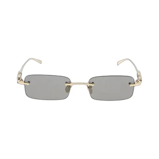 Rimless Rectangular Sunglasses