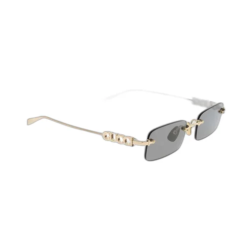 Rimless Rectangular Sunglasses